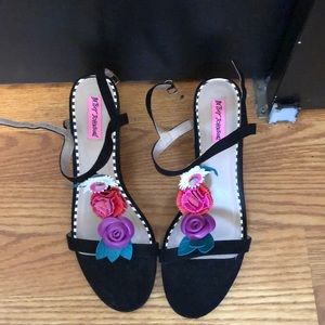 Betsey Johnson Multi Colored Sandals
